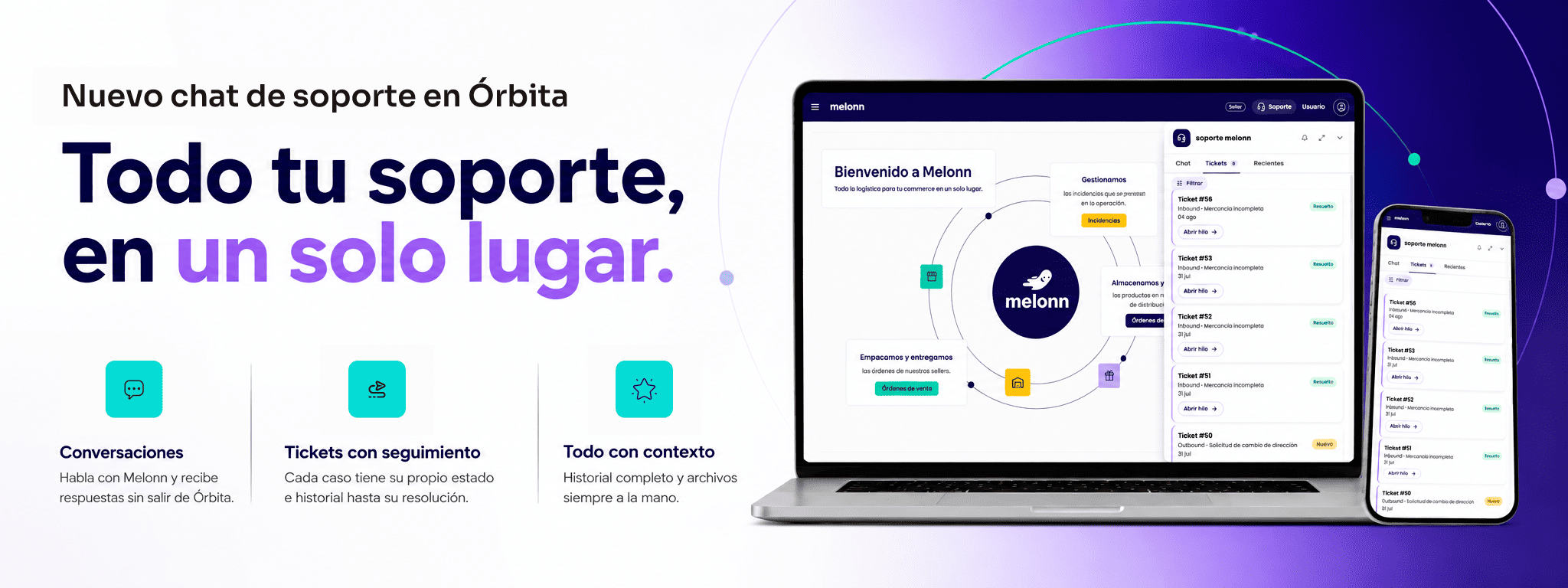 Chat de Soporte en Órbita