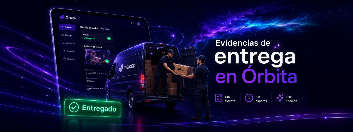 Comprobante de entrega en Órbita